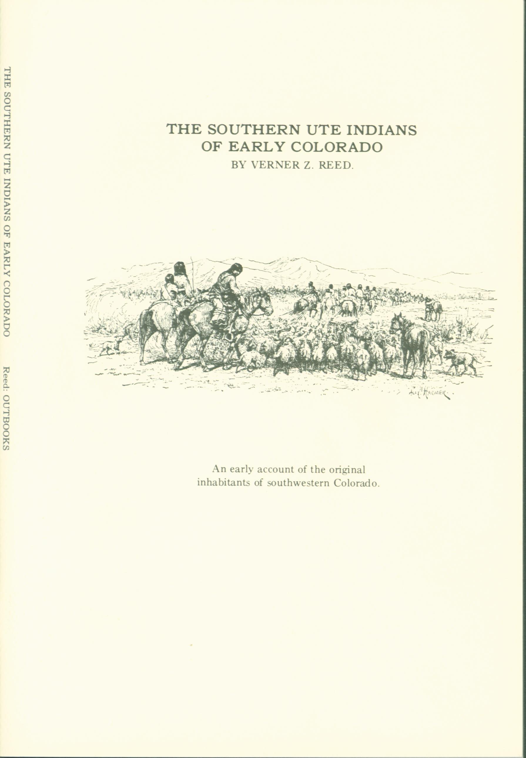 The Southern Ute Indans of Early Colorado. vist0067 front cover